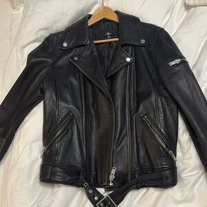 7 For All Mankind Leather Jacket